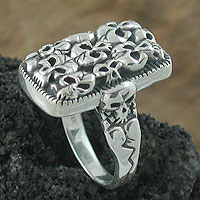 Skull Silver Ring