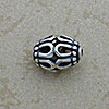 Cast Bali silver beads