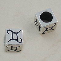Bali silver bead box