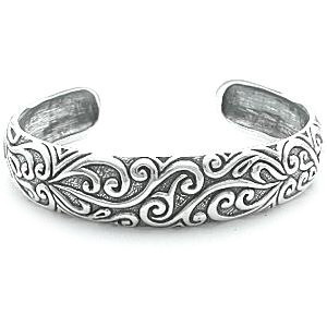 Roman Silver Cuff bracelet