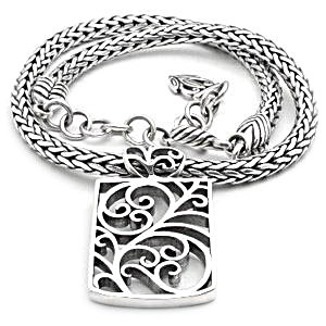 Creation silver necklaces