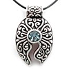 Heart silver pendant