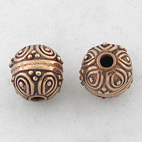 Bali bronze loose bead